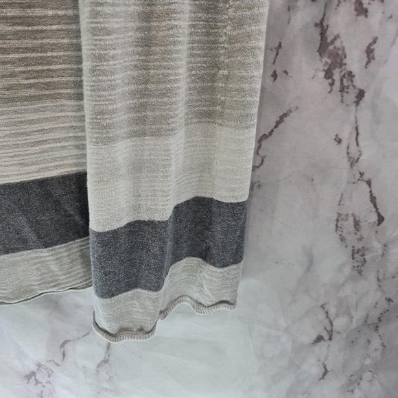 Cabi Cardigan Women Large Gray Sweater Open Front Duster Long Vineyard 5018 - Picture 4 of 12